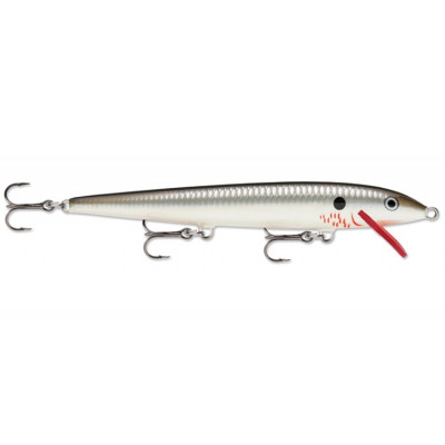 It works perfectly at all speeds of towing, uniquely imitates small fish living at the bottom, it is a really effective bait. Color: BP - Bleeding Pearl Length: 11cm Weight: 6g Depth range: 1.2 - 1.8 m Property: Floating Number of triple hooks: 3 / size 6 Hunting technique: Throwing, trolling Suitable for: All kinds of predatory fish