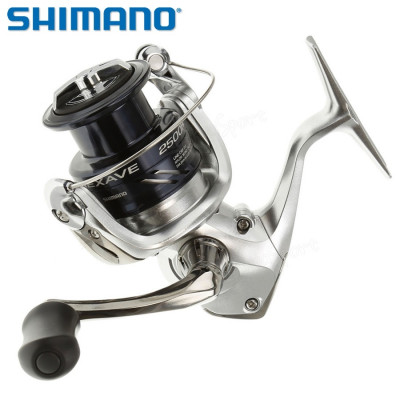 REEL SHIMANO NEXAVE 2500HG The new Nexave FE is the updated version of the well-known Nexave FD. This new reel is a front drag spinning reel which can be used for all kinds of freshwater fishing. Due to the 3 stainless steel ball bearings, the reel runs smooth and as as expected from a reel Shimano reel, the drag is perfectly adjustable and will help you fight big fish without any problems. The Nexave FE is an affordable reel for anglers who have just started fishing and want to experience the quality of Shimano reels.