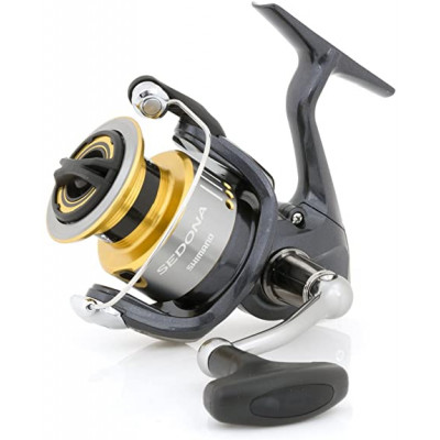 Shimano SE4000FE Sedona 4BB 5.2:1 Gear Ratio FD Spin Reel 18.5lb Max Drag The Shimano Sedona FE Spinning Reels feature a more compact body, machined handle, and double anodized and machine cut spool. They are more compact in design compared to the previous Sedona reels. The compact design features new XGT7 composite material. This design allows for this reel to be lightweight and with a rigid foundation. The Dyna Balance system eliminates wobble during the retrieve by counter balancing the rotor to enhance sensitivity and smoothness. By using computer balancing similar to car tire balancing Shimano was able to redistribute the rotor weight to create smooth rotation and eliminate vibrations.