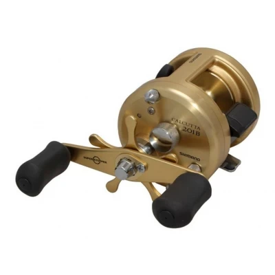 reel shimano calcutta 201b Series: Calcutta Family Type: Round-Profile KeyFeature: Cold Forge Aluminum Frame,Sideplates,Spool Ball Bearings: 3 Maximum Drag (lb): 9.5-16.5 (lb) Retrieve Per Crank Range (in): 23-28