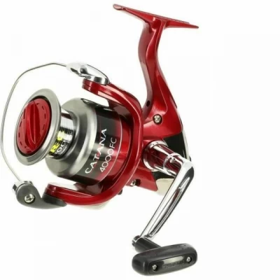 The Shimano Catana FC Spinning Reels feature a striking red color. These reels are part of the P3 reel range. The bodies of these reels are made with XT-7 material. The Shimano Catana FC reels also produce smooth performance and offers exceptional value for the money. AR-C Spool and Varispeed 2 shielded stainless steel ball baerings and 1 roller bearing Front drag Spool material: Diecast aluminum Dual Retrieve