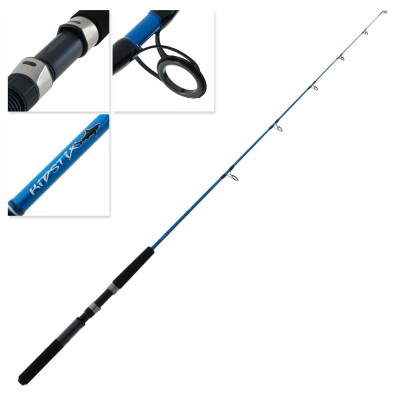 HENGEL SHIMANO KID STIX 562 SPIN The junior anglers of today are the grownup anglers of tomorrow, so the Shimano Kidstix Blue Spinning Rod is the perfect way to kick-start your child's fishing career. Start them off with a rod that will catch them fish, but more importantly, designed specifically to handle the rigours and bumps that kids regularly subject it to. With the Shimano Kidstix Spinning Rod, your kids will want to spend more time with you. Gone are the days of "dad" being the fisho in the house and mum and the kids staying at home. Fishing has become a family past time so make sure you grab the Kidstix Rod for your kids. They will love it.