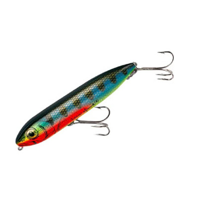KUNSTAAS HEDDON X9255JMP ZARA SPOOK Zara Spook is probably one of the oldest pencil baits on the market today. Despite this, the reason why it continues to be popular is the high degree of perfection of the fishing results and the plug body. To use Zara effectively, try to retrieve as slowly as possible at first.