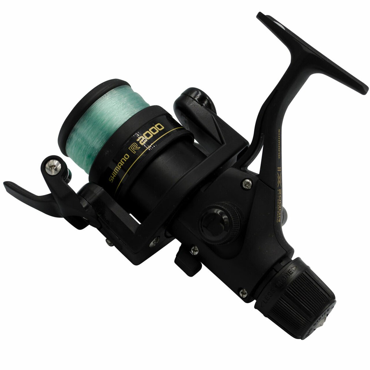 Shimano IX 2000R Fishing Spinning Reel R2000 Black Excellent Condition See  Pics 
