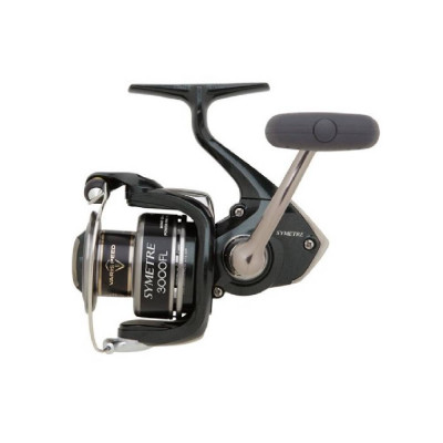 REEL SHIMANO SYMETRE 3000FL The Shimano Symetre FL Spinning Reel features Shimano's ultra-thin M compact body design for a smaller profile, improved ergonomics and reduced weight. 8 lbs/170 yards, XGT7 graphite frame, and sideplate. 4 stainless steel ball bearing and 1 roller bearing. Super stopper anti-reverse. Front drag. Cold-forged aluminum spool. Gear ratio: 6.2:1.