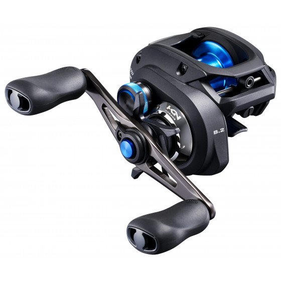 REEL SHIMANO SLX DC 151XG Built upon Shimano's well received SLX platform, the Shimano SLX DC Baitcasting Reels implement a one-of-a-kind digitally controlled braking system to put trouble free casting in the hands of more anglers than ever before. The SLX DC features the same compact palmable design and rigid frame as the original SLX, and is equipped with Shimano's I-DC4 Digital Control Braking system. This braking system utilizes a microcomputer to monitor spool speed and apply the precise amount of brake necessary to adequately slow the spool and prevent backlash. Anglers of all skill levels will be able to appreciate the ability to focus more on fishing and less on thumbing their spool to avoid tangles that can put their equipment out of commission. Anglers will find DC braking especially beneficial in tough casting conditions such as heavy winds or when skipping baits under docks and overhanging structure. Whether you're a novice baitcaster user looking for a more forgiving experience, or a seasoned veteran looking for the ultimate cast control, the SLX DC is here to make trouble free casting in any conditions a reality.