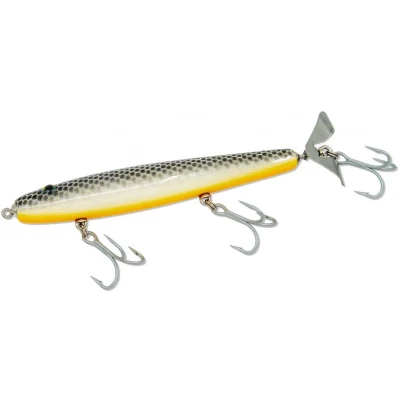 KUNSTAAS HIGH ROLLER 6.25 INCH RIP ROLLER FLORIDA SPECIAL The 6.25-inch Monster HighRoller is a big bait for big fish. No other lure of this size mimics a wounded baitfish so authentically. It triggers strikes from huge lethargic fish and entices feeding fish from great distances. Seasoned anglers know of its fish catching ability in fresh and saltwater. The design and weighting of this lure make it surprisingly easy to cast long distances. More distance means you cover more water and puts your lure in front of more fish. The Monster HighRoller comes in a specialized, fish-producing color selection. These fine lures are a work of art and are remarkably durable.