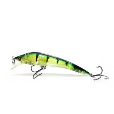 KUNSTAAS SEBILE KOOLIE MINNOW 118 SL PV Specific hump-backed shape along with a thinner tail allows for maximum forward buoyancy providing optimal swim action. Upper half of body is round while flat belly helps to cut through the water to increase every swimming action. Virtually no sound due to its weight being fixed and not free moving. SL version has a small lip shape and larger angle designed to be a twitch bait for finicky fish and finesse/light tackle action. ML version is designed with a shallower lip angle and will cover most fishing situations. BRL version has a unique depth feature that when retrieved slow the bait will maintain its desired depth, but when retrieved fast will actually become shallow to the point it may break the surface!. LL version is by far the deepest Diver in the market, but has little resistance on the rod tip due to the shape of body and unique gap between bill and body. BRL, and LL larger sizes are built with a full wire reinforced for larger fish.