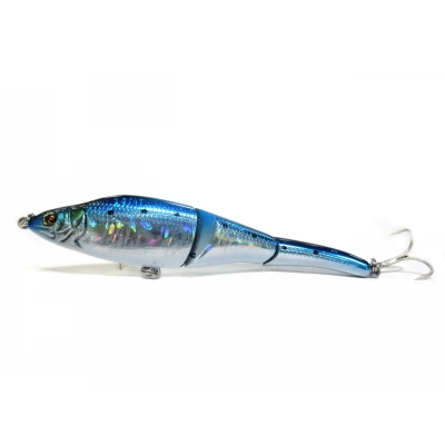 KUNSTAAS SEBILE MAGIC SWIMMER 125 SLOW SK ND2 The Sebile Magic Swimmer is well known to anglers who compete in professional US fishing tournaments. The real life action of the Magic Swimmer will fool the most finicky fish. The body is jointed in three parts to function together for a naturally free-swimming motion guaranteed to trigger strikes. As the Magic Swimmer subtly moves through the water its sound chamber emits a discrete chatter. Superior balance allows for excellent casting and a steady retrieve at a variety of depths. Perfect for both saltwater and freshwater fishing conditions.