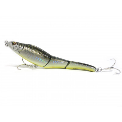 KUNSTAAS SEBILE MAGIC SWIMMER 125 SLOW SK NMT The Magic Swimmer's unique and natural action sets this superstar apart from all other lures. The thin baitfish body is jointed in three parts to ripple together in rhythmic swimming motion as artificial imitates perfection to make this impostor appear to be the real thing. Swim the lure slow or fast, at your discretion, as allowed by the Magic Swimmer’s perfect balance. Its natural swimming action even during steady retrieves is just too much for most gamefish to resist and is equally effective when cast or trolled by any means. It is available in sizes and models for all gamefish from the biggest to the smallest, in fresh or saltwater.