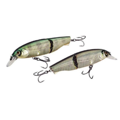 KUNSTAAS YO-ZURI R969-CCPC The Yo-Zuri Sashimi Jointed wobbler is a new wobbler in the Yo-Zuri range. A two-piece lure of unrivaled quality that allows you to fish with a straight line as well as be creative with a wide variety of jerk moves. Playing a double wobbler works as effectively as two baits at the same time. Yo-Zuri designed this model with pure Japanese fineness. The result was the release of a composite bait called Yo-Zuri Sashimi Jointed. The color of the models makes an amazing impression. And the balance of the wobbler and the quality of performance can be called a model for the manufacture of artificial lures for spinning fishing.