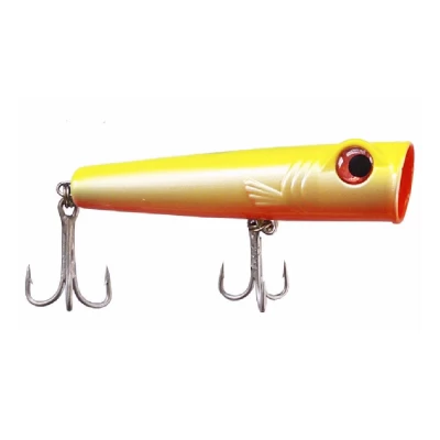 KUNSTAAS ZAGAIA MINOTAURO 34-024 Zagaia's newest popper is manufactured in high-impact resin to support large fish, serving both ocean fishing and rivers and dams. It has a single piece made of stainless steel that supports up to 50 kilos.