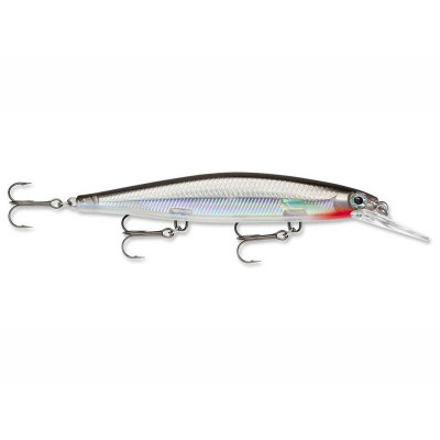 KUNSAAS RAPALA SSDR-11 The Rapala Shadow Rap features a minnow body style, flat sides and a metallic finish with textured scales. The look and swimming action of this lure is so close to a real minnow on its last leg, fish are simply unable to resist. Sharp left to right turns allow you to fish the Shadow Rap with little forward travel, so you can stay in the strike zone longer. The Shadow Rap is designed to target bass and other gamefish in two-to-four feet of water. Features super sharp VMC black nickel round bend hooks. Incredible Life-Like Finishes Kicks Almost 180 Degrees Right Then Left Action Keeps Shadow Rap® in Strike Zone Longer Slow-Sinking on Pause Running Depth: 0.6 - 1.2m Premium VMC® Black Nickel Round Bend Hooks Technique: Casting