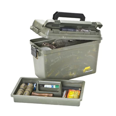Plano 161200 Ammo Can Water-resistant o-ring seal to keep ammo dry and protected Lift-out tray Heavy-duty handle Brass bail latch