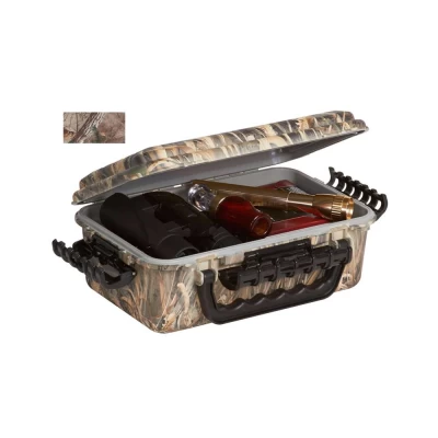 The Plano Guide Series WaterProof Case 1460-50 is a medium-size footprint waterproof case.