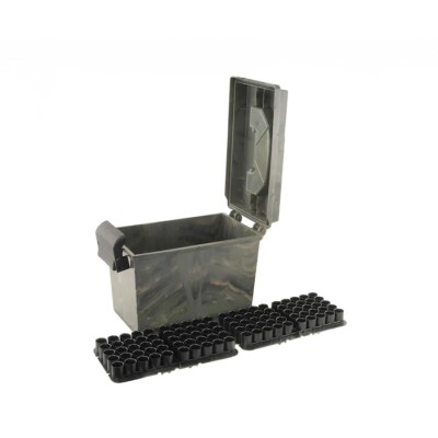 MTM Shotshell Dry Boxes are a great way hold up to 100 3" shotshells in two removable trays.