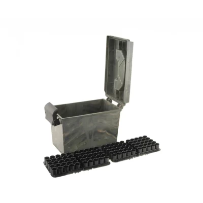 MTM Shotshell Dry Boxes are a great way hold up to 100 3" shotshells in two removable trays.