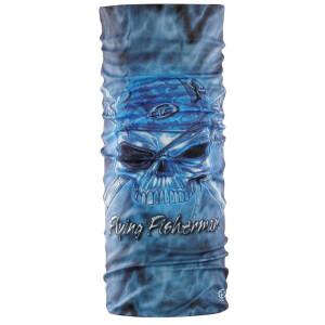 FLYING FISHERMAN PIRATE SKULL SB1662 Flying Fisherman sunbandit multifunctional headwear bandana are most often worn as a face mask for protection from the sun, wind and harmful UV rays, but can also be worn as a headband, cap, neckerchief, hair tie and more.