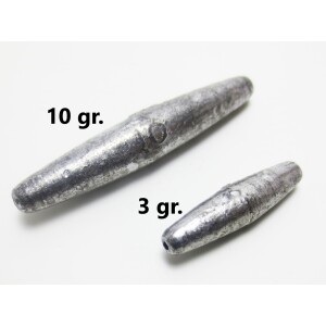 Bullet Weights Egg Sinkers Size 1/4 oz. 320/bx 