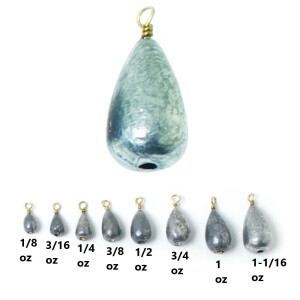 Dura Pak Lead Bass Casting Sinkers 3/8 & 1/2 oz (3 packages - 12 Total  Sinkers) - IMC CAMPUS