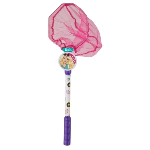 Sturdy plastic handle with nylon netting.