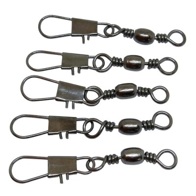 New US Made - 20 Stainless Steel 4 Bead Chain Fishing Swivels 45lb