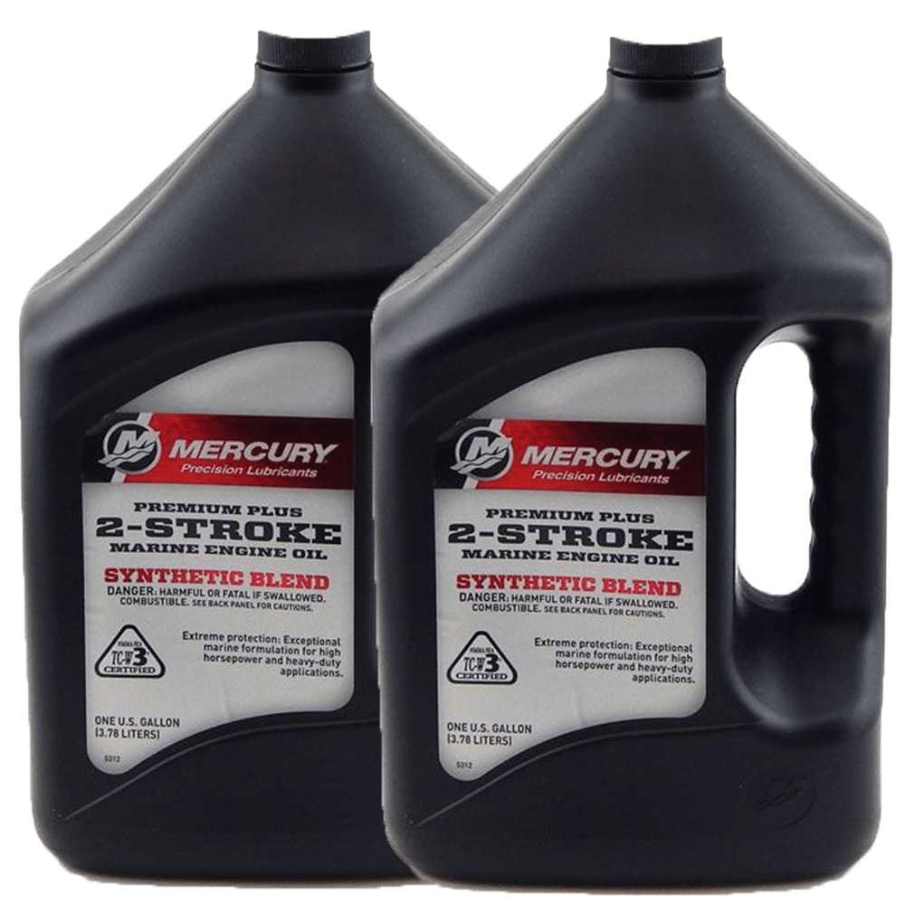 MERCURY MOTOR OIL 92-858027K01 2 CYCLE SYNTHETIC 3.78 LTR - Tomahawk