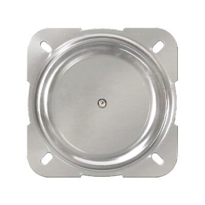 Fits most standard seats and pedestals! Slotted bolt pattern for a universal fit Swivels 360° Available in black EDC and stainless steel