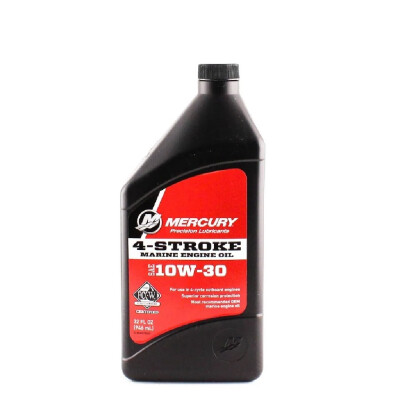 Specifically formulated and developed to meet the needs of: All 4-stroke outboard engines. - Developed for the rigors of the marine environment. - Industry-leading corrosion protection. - Features premium-grade synthetic and mineral-based stocks with specially designed marine grade additives not required in automotive oils. - Outstanding lubricity for internal engine components to reduce wear, scuffing and scoring. - Excellent running quality and long-term reliability. - Rigorously tested to guarantee warranty protection for Mercury and Mariner 4- Stroke outboards.