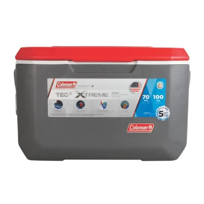 ICEBOX COLEMAN 70 QT GRYWHTRED