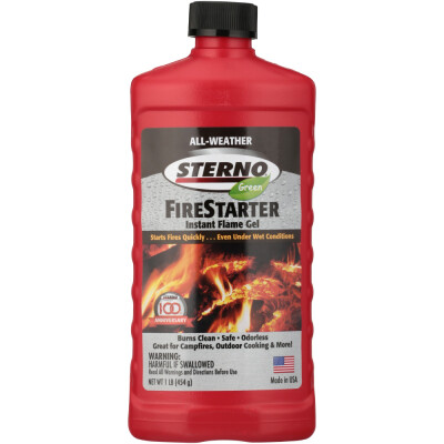 Specially formulated gel fuel made to start all types of fires for outdoor cooking and heat including charcoal grills, campfires and fire pits Starts fires quickly and easily even under wet conditions Environmentally preferred Biodegradable formula burns clean, safe and odorless Stays where you put it, will not run off or evaporate