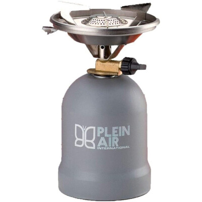 Kemper gas burner stove This gas burner is a very popular stove for traveling, backpacking or camping. With its sturdy plastic housing and its 1200 watt adjustable burner, it is an ideal burner for on the go. Can be connected to disposable gas fillings of 190 grams.