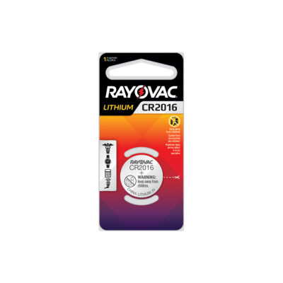 Rayovac Lithium CR2016 3V Coin Batteries. Genuine Rayovac Lithium. Coin Batteries.