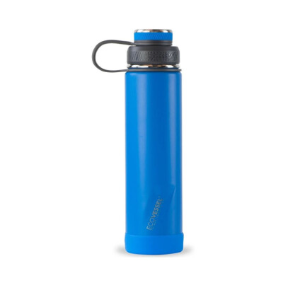 The Boulder features a food grade stainless steel removable strainer for tea and fruit infusion. The strainer will also work well as an ice dam to keep your ice in the bottle instead of your teeth. The Boulder includes a multi-lid top with textured grip for easy opening and a wide opening for filling. It now has a new soft silicone lip for comfortable drinking drinking and is interchangeable with our coffee and flip straw tops. The two-piece lid includes an integrated carrying strap and its secure leak-proof seal will keep your drink inside the bottle where it belongs.The new protective silicone base great new feature offering added protection. It’s available in a variety of colours and styles in our durable powder coated finish or in a stainless steel finish. Your bottle won't sweat and will fit most cup holders. Toss this insulated bottle in a tote bag, bring to yoga or hit the trails. Whether you are at your desk or running errands around town, the Boulder will keep you hydrated.