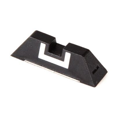 Glock Plastic Fixed Rear Sight 6.5MM Fits all standard Glock Dovetails except G42/43. Standard height for the following Glock Models: Glock 17/19/22/23/24/26/27/33/34/35/37/38/39