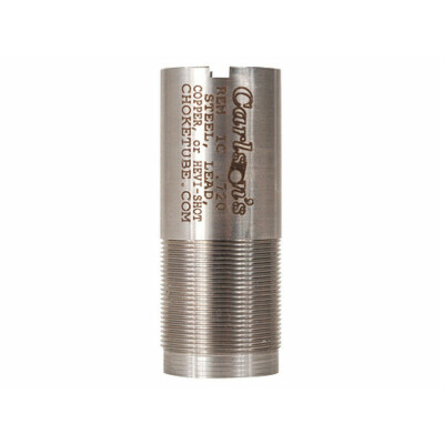 Carlson Flush Skeet Choke Tube for Remington 12 Gauge Shotguns 12264. Manufactured from 17-4 heat treated stainless steel. These chokes may be used with lead shot on any constrictions.