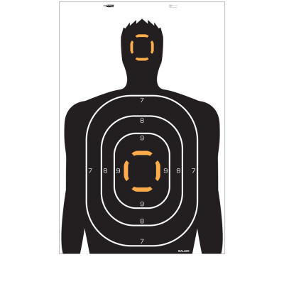 A day at the range is always a good day. Whether your there all by yourself sighting in that new rifle or pistol, or your out with family and friends enjoying your time. Having the right targets is important to any range day. The EZ Aim Human Silhouette Target features heavy target paper in a 23 x 35 size. 4 targets per pack. Made in the USA.