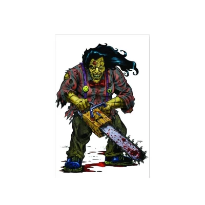 The Birchwood Casey Darkotic 12x18" Scar Tissue Target is ideal for recreational target shooting or to improve your aim. It offers a heavy tagboard construction and dark zombie themed designes. It features intense white splatter so you can see your shot from far away.