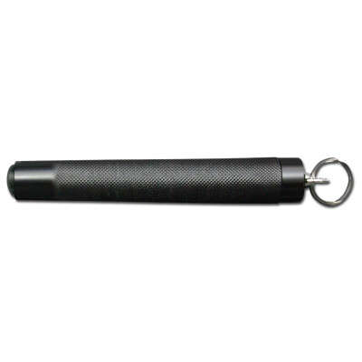 This mini baton is a practical little helper for self defense. With the included key ring, the mini baton can be attached to your key so that its always at hand when needed. Despite its compact dimensions, it is an effective self defense weapon.