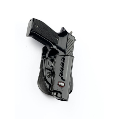Faster Draw Than Leather due to the unique passive retention system. The only point of contact your pistol makes with the holster is where the trigger guard meets the frame.