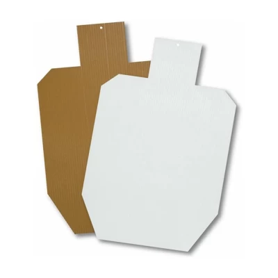 Any lens is based on a standard ipsc lens brown on one side and white on the other, representing a classic shoot no-shoot scenario Size: White / Brown ipsc Die-Cut Plastic Lens