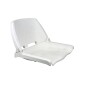 Super Strong copolymer frame Extra wide contoured seat with curved back Durable Strap holds seat closed when not in use Marine Grade vinyl covers high-density foam padding Dimensions: 20
