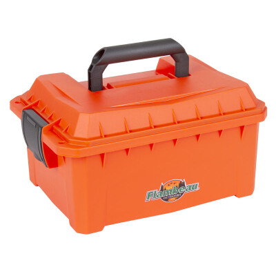 New compact marine storage solution for common USGC-required small craft safety equipment (blow horn, flares, signal flag, etc.) or common boat gear and tools (license/ registration, carb spray, JB weld tube, spare spark plugs, tools, etc). Low-profile Compact rectangular footprint Water-resistant gasket Lockable Stackable