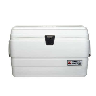 Whether you’re taking a day-trip to the beach, having a weekend adventure camping, or an afternoon cookout, you can count on Igloo to have a cooler to fit your every need. Igloo coolers are foam insulated, rugged and come in sizes from small to extra large. UV protection shields from sun damage Indestructible rust-resistant stainless-steel screws, lid strap and hinged latch Marine-grade, extended-life hinges stand up to the abuse of water environments Non-slip, comfort-grip handles for easy transport Fish-measuring ruler molded into lid tells you if you should keep it or throw it back Ultratherm® insulated lid provides extended ice retention and maximum cooling performance Recessed, triple-snap drain plug is leak resistant and allows you to easily drain melted ice