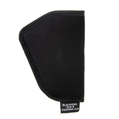 Open top for fast access. 4-layer laminate. Smooth nylon lining for easy draw. Suede-like outer shell anchors holster inside pants. Belt clip allows for use with any standard-width pants belt. This product is not manufactured by GLOCK Inc. and is a 3rd party product made to fit GLOCK manufactured products.