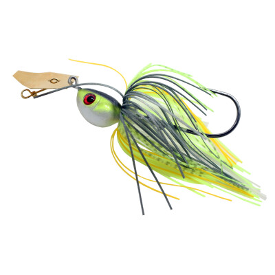 Fueled by the wants, needs, and recommendations of avid anglers the world over, the Project Z ChatterBait is Z-Man's top-of-the-line bladed swim jig, taking the proven versatility and fish-catching performance of The Original ChatterBait to an entirely new level with upgraded components and increased longevity! This new entry in the ChatterBait line features a streamlined head design that allows the blade to swing more freely, resulting in more vibration whether you're ripping the bait through grass or employing a more methodical stop-and-go retrieve.