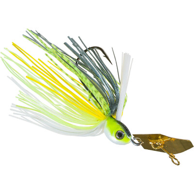 Fueled by the wants, needs, and recommendations of avid anglers the world over, the Project Z ChatterBait is Z-Man's top-of-the-line bladed swim jig, taking the proven versatility and fish-catching performance of The Original ChatterBait to an entirely new level with upgraded components and increased longevity! This new entry in the ChatterBait line features a streamlined head design that allows the blade to swing more freely, resulting in more vibration whether you're ripping the bait through grass or employing a more methodical stop-and-go retrieve.