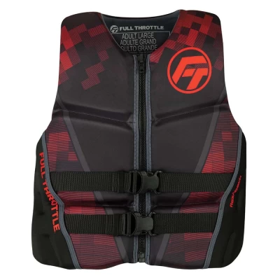 Designed to meet the performance watersports enthusiasts demand Stretchable Flex-Back insert provides improved fit allowing for freedom of movement Seven segmented hinge points provide maximum flexibility and comfort while keeping you cooler Lightweight Rapid-Dry fabric in vibrant designs provides a four-way stretch with a soft feel that dries quickly Front zipper with adjustable belts allows for a secure fit U.S. Coast Guard approved and Transport Canada approved