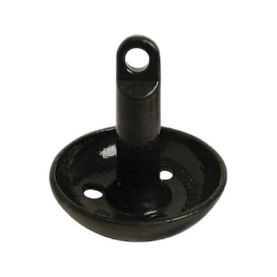 SeaSense 15 lbs Black Vinyl Coated Mushroom Anchor: For boat size up to 20' Works in sand, mud and grassy bottoms 8" x 2-5/16" x 1-7/8" x 7/8" Easy to use