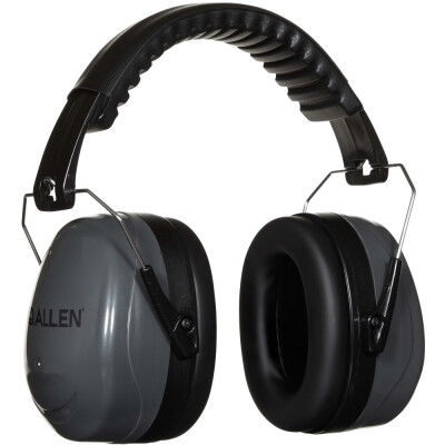 The Sound Defender Shooting and Safety muff by Allen is designed for use in situations where a high Noise Reduction Rating (26 Decibels) is needed. Great for use in loud manufacturing operations, being around loud power equipment or shooting ranges. This headset was designed with comfort and wearability in mind. The adjustable soft padded head band and soft cushioned ear cups deliver comfort during extended use.